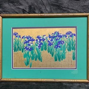 Japanese Field of Iris’ painting